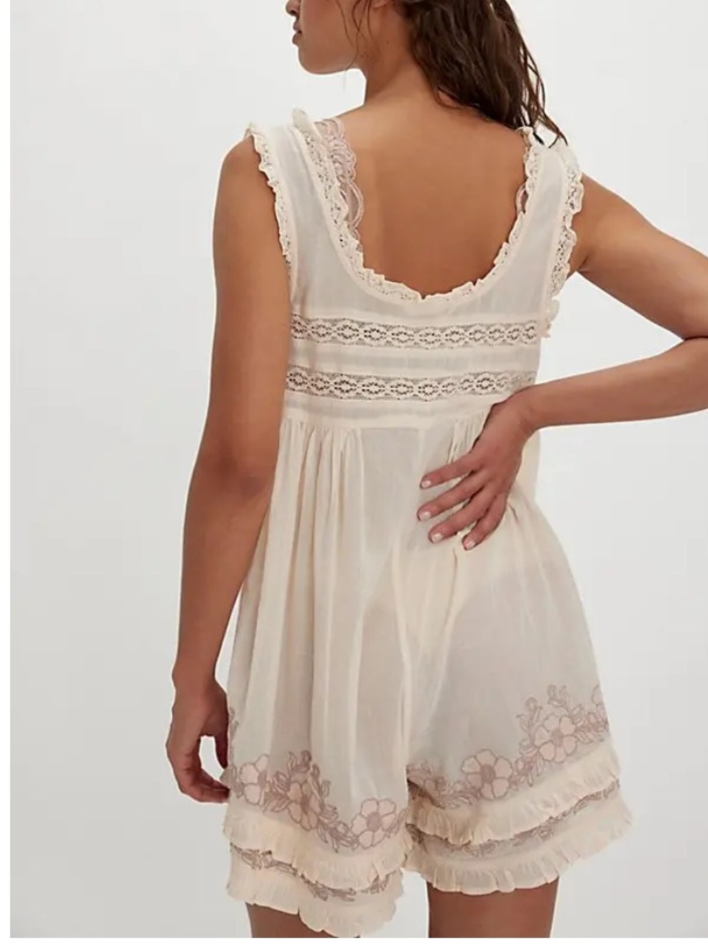 9071. Free People Bali Sail Away Romper - Picture 2 of 4